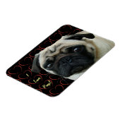 Ik hou van snoepjes met hart Flexible Magnet Magneet (Linkerzijde)