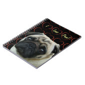 Ik hou van snoepjes met hart notitieboek (Linkerzijde)