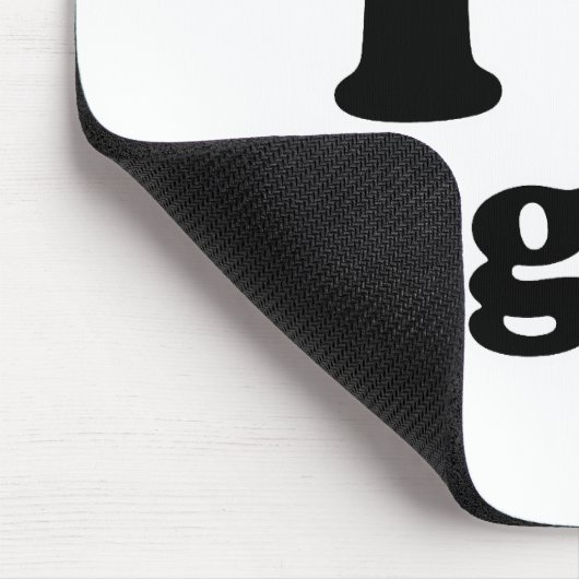 Ik hou van snoepjes muismat (Hoek)