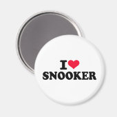 Ik hou van snooker magneet (Voorkant / Achterkant)