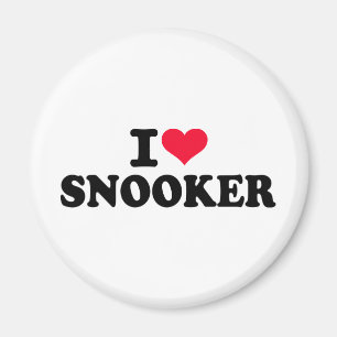 Ik hou van snooker magneet