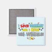 Ik hou van snookermagneet magneet (Voorkant / Achterkant)