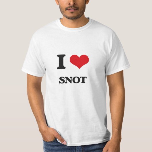 Ik hou van Snot T-shirt (Voorkant)