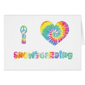 Ik hou van snowboarden.