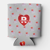 IK HOU VAN SOCA OP GRIJS BLIKJESKOELER (Voorkant)