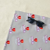 IK HOU VAN SOCA OP GRIJS STRANDLAKEN (In situ)