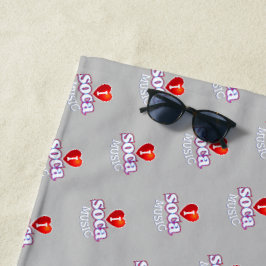 IK HOU VAN SOCA OP GRIJS STRANDLAKEN