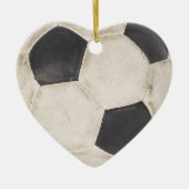 Ik hou van Soccer Kerstboom Ornament Gift Idee (Voorkant)