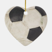 Ik hou van Soccer Kerstboom Ornament Gift Idee (Achterkant)