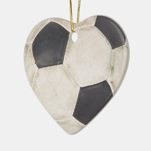 Ik hou van Soccer Kerstboom Ornament Gift Idee (Links)