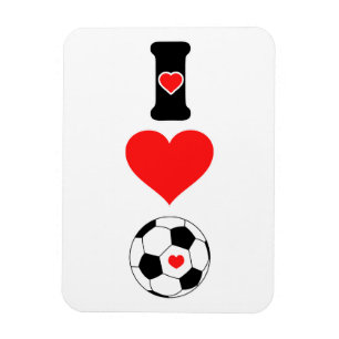 Ik hou van Soccer Magnet Magneet