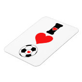 Ik hou van Soccer Magnet Magneet (Linkerzijde)