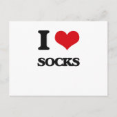 Ik hou van Socks Briefkaart (Voorkant)