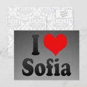 Ik hou van Sofia Briefkaart (Voorkant / Achterkant)