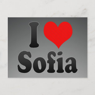Ik hou van Sofia Briefkaart