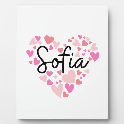Ik hou van Sofia Fotoplaat (Voorkant)