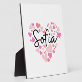 Ik hou van Sofia Fotoplaat (Zijkant)