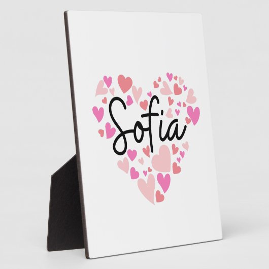 Ik hou van Sofia Fotoplaat (Zijkant)