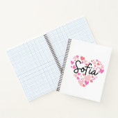 Ik hou van Sofia Notitieboek (Binnen)