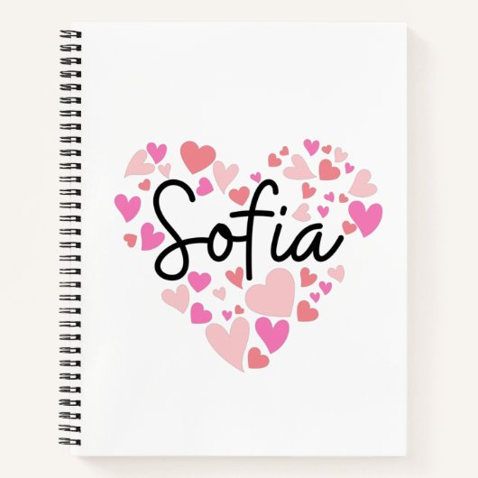 Ik hou van Sofia Notitieboek (Voorkant)