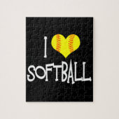 Ik hou van Softball Legpuzzel (Verticaal)
