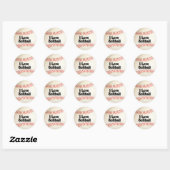 IK HOU VAN SOFTBALL-STICKER RONDE STICKER (Vel)