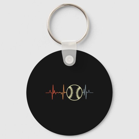 Ik hou van Softll Retro Softller ECG Sleutelhanger (Voorkant)