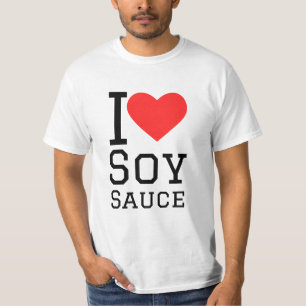 Ik hou van sojasaus t-shirt