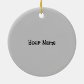 Ik hou van sokkenapen ornament (Achterkant)