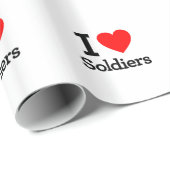 Ik hou van soldaten cadeaupapier (Rol Hoek)