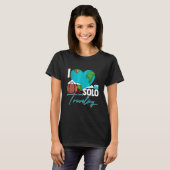 Ik hou van Solo Traveling T-shirt (Voorkant volledig)
