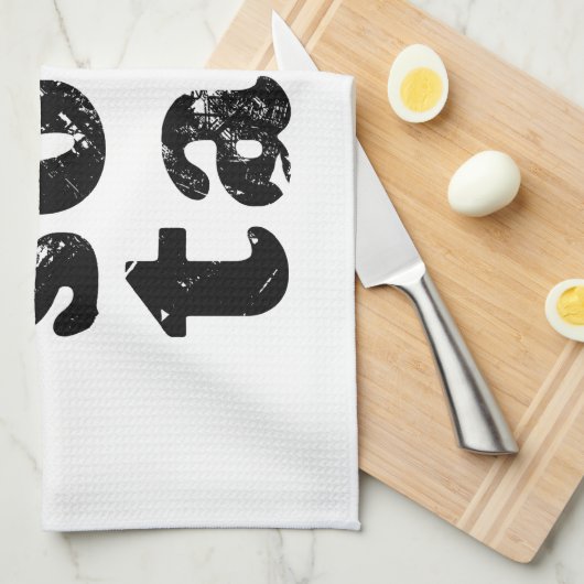 Ik hou van Som Tam ❤ Thai Isaan Food Theedoek (Quarter Fold)