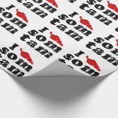 Ik hou van Som Tam ❤ Thai Isan Lao Cadeaupapier (Hoek)