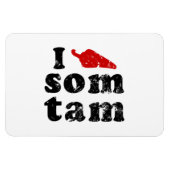 Ik hou van Som Tam ❤ Thai Isan Lao Magneet (Horizontaal)