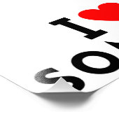 Ik hou van Somalië als hartslagtoerisme Foto Afdruk (Hoek)