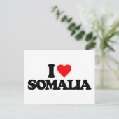 IK HOU VAN SOMALIË BRIEFKAART (Staand voorkant)