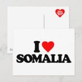 IK HOU VAN SOMALIË BRIEFKAART (Voorkant / Achterkant)