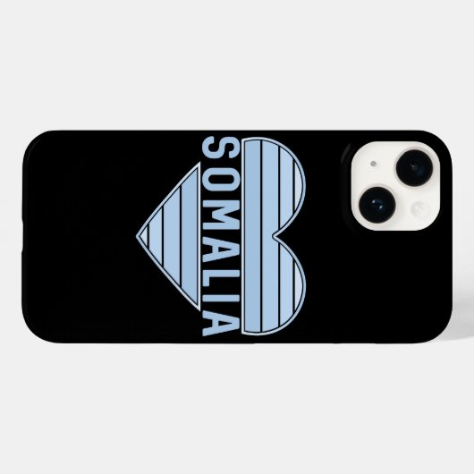 Ik hou van Somalië, Somalisch hart Case-Mate iPhone Case (Achterkant (horizontaal))