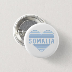 Ik hou van Somalië, Somalisch hart Ronde Button 3,2 Cm