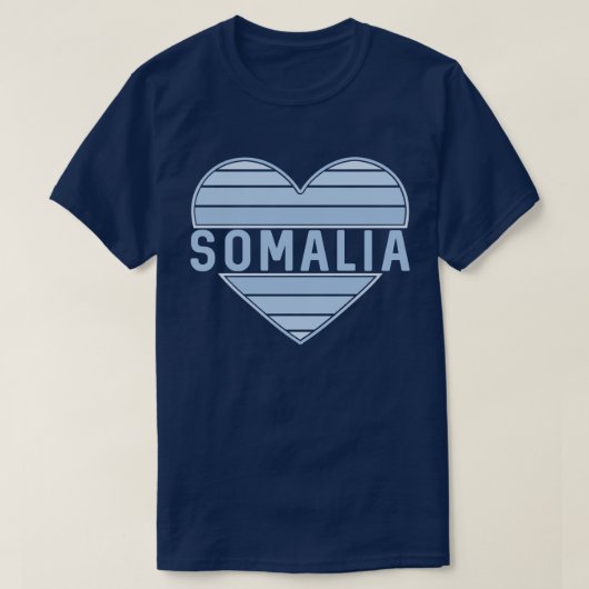 Ik hou van Somalië, Somalisch hart T-shirt (Design voorkant)