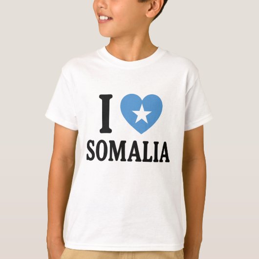 Ik hou van Somalië T-shirt (Voorkant)