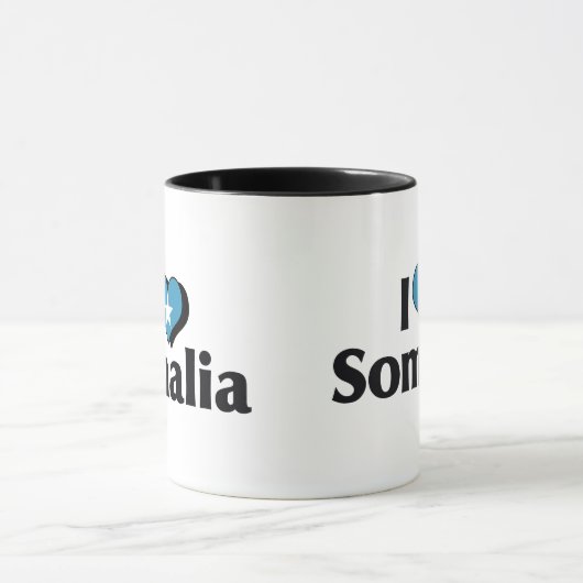 Ik hou van Somalische vlag Mok (Midden)