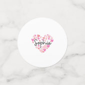Ik hou van Sophia Confetti (Kleine voorkant)