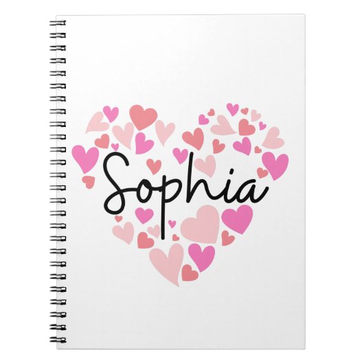 Ik hou van Sophia Notitieboek (Voorkant)