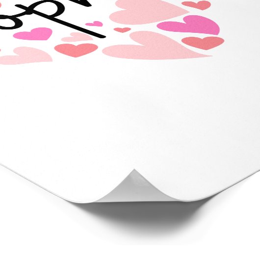 Ik hou van Sophia Poster (Hoek)