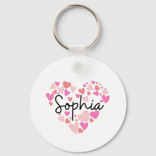 Ik hou van Sophia Sleutelhanger