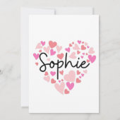 Ik hou van Sophie Bedankkaart (Achterkant)