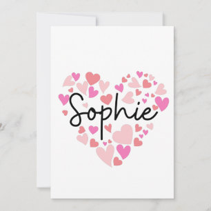Ik hou van Sophie Bedankkaart