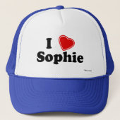 Ik hou van Sophie Trucker Pet (Voorkant)