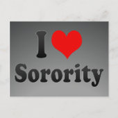 Ik hou van Sorority Briefkaart (Voorkant)